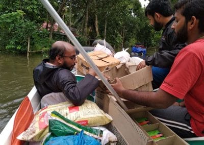 Kerala: soccorso alla popolazione